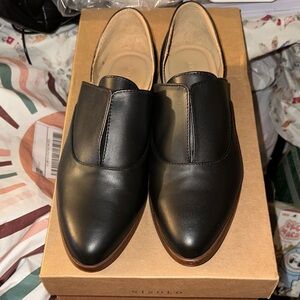 Nisolo Black Leather Women's Loafers